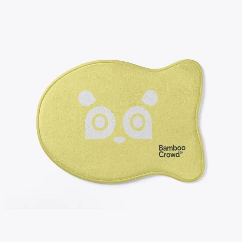 Yellow Cat Feeding Mat